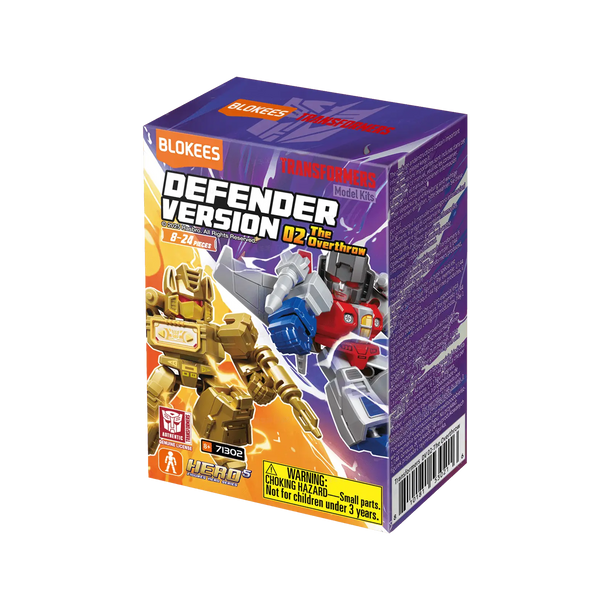 ブルーキャット　Blokeesトランスフォーマー 2BOX Collecticon Toys Blokees Transformers, The Overthrow Sealed Case