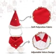 thumbnail image 4 of Disfraz de Navidad para gatos/perros, ropa para perros pequeños, traje de Año Nuevo, accesorio divertido para mascotas, sombreros de Papá Noel para gatos, capa para mascotas, ropa de invierno, 4 of 4