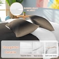 thumbnail image 2 of 3 Piece Beige Black Ombre Duvet Cover Set Twin Size, Microfiber Comforter/Quilt Cover with Corner Ties and 2 Pillowcases, Modern Gradient Abstract Art All Season Soft Bedding with Zipper Closure, 2 of 8