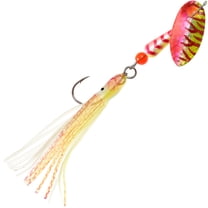 Panther Martin PMSSTUVHHS_15_HMYFRT Salmon & Steelhead Hammered Hoochie Skirt Spinning Lure - UV Yellow/Flo-Red - 15 (1/2 oz)