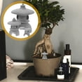 thumbnail image 1 of HEALEEP 3Pcs Grey Sandstone Miniature Garden Decor Shape Home Interior Classic Design, 1 of 4