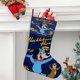 thumbnail image 2 of El Show de Huckleberry Hound Tema: Calcetines de Navidad, fino lino blanco para colgar en escaleras y chimenea, decoración navideña para el hogar, regalo de Navidad.54cm×38cm, 2 of 5