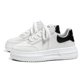 thumbnail image 3 of Zapatillas de deporte para Hombre, zapatos deportivos informales blancos a la moda, zapatos de plataforma con cordones para Hombre, Tenis ligeros y transpirables, Zapatillas para Hombre, 3 of 5