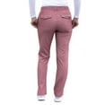 thumbnail image 2 of Adar Pro Heather Scrubs For Women - Slim Fit Tapered Scrub Pants - P4100H - Heather Wine - 3X, 2 of 7