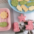 thumbnail image 4 of Juego de cortadores Eid Mubarak, cortadores de galletas con sello de Ramadán 3D para masa, queso, herramienta para hornear con relieve de galletas DIY, 4 of 5