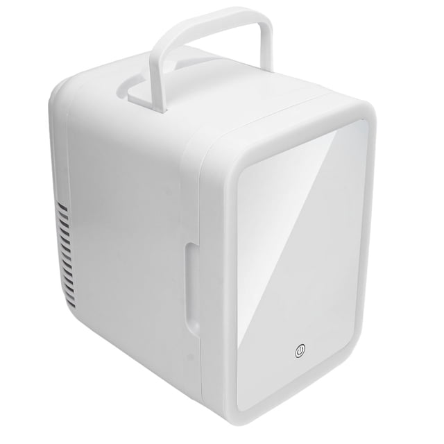 Mini refrigerador de Almacenamiento de Maquillaje, refrigerador Sellado de 360 Grados y Refrigerador de Belleza Portátil Más Cálido 4L ABS Con Cigarrillo Encendedor de