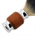 thumbnail image 5 of Cepillo para Barba de Pelo de Tejón Puro, Cepillo de Afeitar para Hombre con Manejar de Madera, Suministro de Maquinillas de Afeitar, 5 of 5