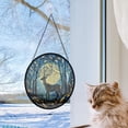 thumbnail image 5 of Boho Mystic Deer Stained Glass Suncatcher Stained Glass Window Hangings Birthday Gift for Mom Grandma Teacher Women Friend Memorial Hook, Stained Glass Ornament 2025, Holiday, 5 of 6