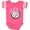Football Pink and White, variant on Inktastic Volleyball with Pink Bow Boys or Girls Baby Bodysuit