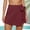 F-73Red, variant on ZHOGXU Women Skirt Summer High Waist Lace Up Solid Color A Line Fashion Comfortable Skirt For Casual Daily Wear,Black,L