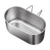 thumbnail image 1 of La cesta del filtro del triángulo del acero inoxidable se hunde el colador del almacenamiento de la fruta vegetal Ehuebsd Libre de BPA, 1 of 9