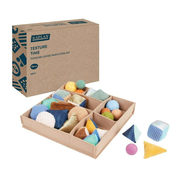 Kaplan Early Learning Company Texture Time: Toddler Loose Parts STEM Kit
