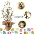 thumbnail image 4 of Plastic Potted Plants Easter Egg Tree with Lights Potted Plants Holiday Decorations(1Pcs) Rkxzt, 4 of 6