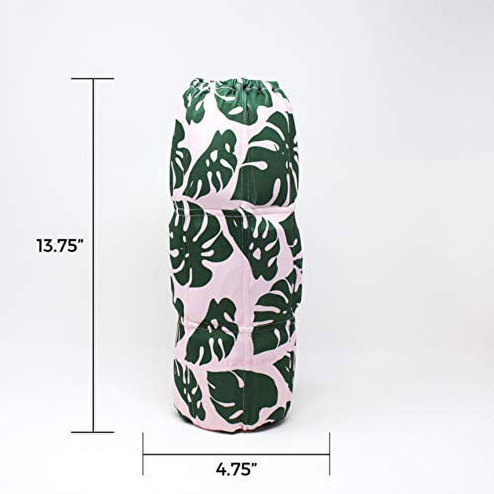 HurtSkurt - 2 in 1 - Harness-Free Fashionable Cold Therapy Compression Gel Sleeve & Ice Pack Stretch-to-Fit Large (Island Palm)