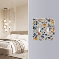 thumbnail image 4 of Yayeee Toggle Light Switch Wall Plate 3-Gang 6.37"x4.48" Decorative Outlet Cover, Acorn Leaves Pattern, 4 of 7