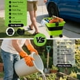 thumbnail image 5 of Collapsible Bucket 5.8 Gallon 22L with Wheels Handle Drain Plug Water Outlet and 2 Universal Connectors for Portable Pressure Washer Cordless Car Washing Camping RV Pet Bath Multi-Use, 5 of 7