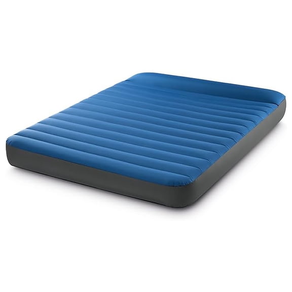 Intex: Dura-Beam: TruAire Pillow Mat - Queen - 8.5" Inflatable Air Mattress, QuickFill USB Pump, Puncture-Resistant Fiber-Tech, Carry Bag, 600lb Cap