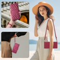 thumbnail image 5 of For Xiaomi Redmi Note 14 4G (163.25x76.55x8.16mm) Case Rhombus Stitching Wallet Stand Leather Phone, 5 of 5