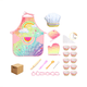 thumbnail image 1 of "Juego De 26pz Disfraces De Chef Para Niños, Incluye Delantal Belug, Rosa ", 1 of 5