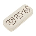 thumbnail image 1 of Estuche para gafas portátil Unique Bargains 1 Pc 6.38"x2.68"x1.5" Beige, 1 of 5
