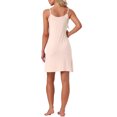 thumbnail image 3 of INSPIRE CHIC Women's Nightgown Modal Soft Spaghetti Strap Dress Crewneck Sleepwear 2XL Beige, 3 of 6