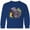 Royal Bue, variant on Inktastic Colorful Lurking Gator Long Sleeve Youth T-Shirt