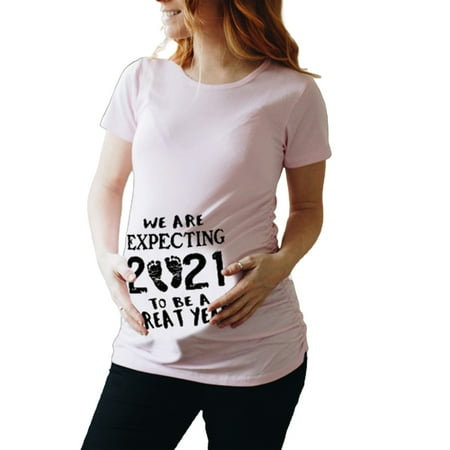 

Lovaru Women T Shirt Maternity Short Sleeve Pregnancy