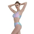 thumbnail image 6 of Picia Fantasy Gradient Women's High Waisted Bikini Scoop Neck Swimsuit Two Pieces Bathing Suit-Large, 6 of 8