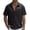 #001 Black, variant on HAIJIE Men's Knit Shirts Short Sleeve Button Down Polo Shirt Fashion Casual Summer Beach Shirts (Black,L)