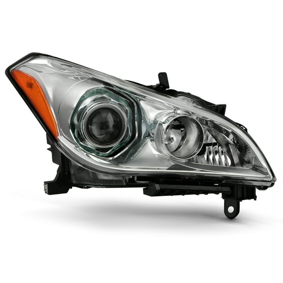 AKKON - Fits 2011 2012 2013 Infiniti M37 M56 2014 Q70 [HID/Xenon Type] w/ AFS Projector Chrome Headlight Passenger Right Side