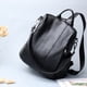 thumbnail image 3 of Mochila para mujer, bolso impermeable dermis, mochila antirrobo, bolso de hombro ligero, mediano, negro (1 unidad), 3 of 5
