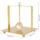 thumbnail image 4 of Servilleteros para Mesa Elegantes, Servilletero para Servilletas de Papel Porta Servilletas Cuadrado Dispensador de Servilletas Metalico con Manija Lift, para Restaurante Hotel (GOLD), 4 of 4