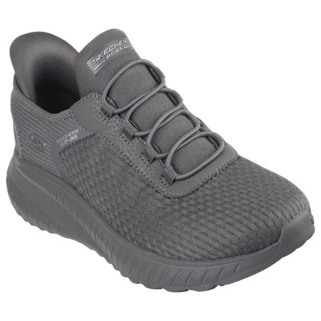 Zapatilla sin cordones Skechers Bobs Squad Chaos en color oliva para mujer