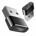 thumbnail image 2 of USB to USB-C Adapter - for Charging/Data Transfer, 480Mbps, 3A, Aluminum Alloy, Compact, 2 of 7
