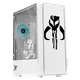 thumbnail image 1 of Gabinete XTREME PC GAMING StarWars Mandalorian Mythosaurio V2 Edition Mini Torre 3 Fan RGB Blanco CXTMA730WT, 1 of 6