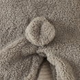 thumbnail image 7 of Gunia Toddler Boy Girl Hooded Pajamas Hooded Winter Romper Jumpsuit Flannel Snowsuit Bodysuit Onesie Clothes Set Grey 3-6 Months, 7 of 7