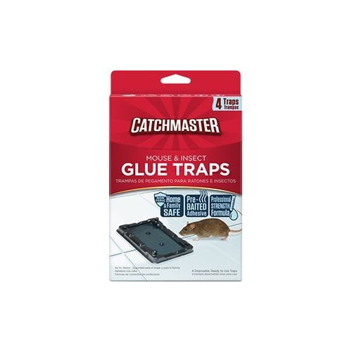 12 MOUSE GUARD GLUE TRAPS 2 BOXES OF 6 INSECTICIDE FREE BAITED GLUE TRAPS 