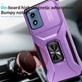 thumbnail image 5 of Allytech Rugged Case for MOTO G pure, [Slide Camera Cover] [360° Rotating Kickstand] [Military Protection] [Magnetic Car Mount] Non-Slip Anti-Scratch Shockproof Heavy Duty Case - Purple, 5 of 8