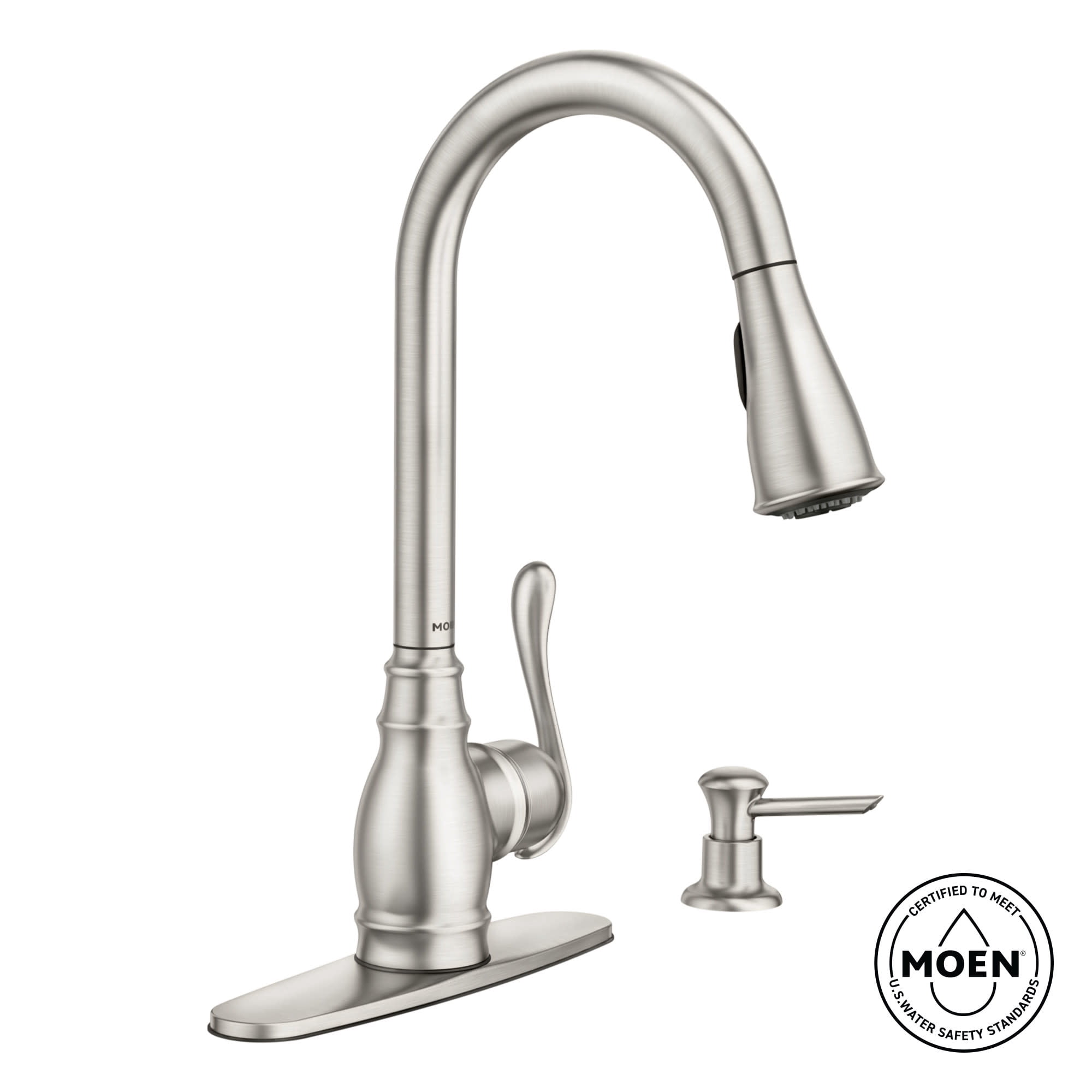 Moen Ca87003 Pull-Down Kitchen Faucet, Chrome Plated