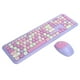 thumbnail image 2 of Juego de ratón y teclado inalámbrico morado 2,4G - Accesorio de ordenador de 110 teclas, 2 of 10