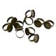 thumbnail image 2 of 10 Piezas Bronce , Bronce, 18 Mm, De Ajustable, Bases Para Almohadillas, Perfectas Para Cabochons Rhinestones Flatbacks Pa Gloria Biseles de anillo en blanco, 2 of 9