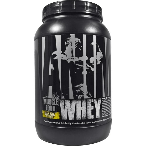 Universal Nutrition Animal Whey - About 27 Servings - Banana Cream -  