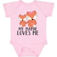 thumbnail image 3 of Inktastic My Mamie Loves Me Boys or Girls Baby Bodysuit, 3 of 5