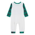 thumbnail image 6 of Meihuid Christmas Pajamas for Family Matching PJ's Sets with Letter and Printed Long Sleeve Tee and Bottom, 6 of 10