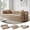 Beige, variant on 5-in-1 Convertible Memory Foam Sofa Bed with Storage Pocket,Corduroy Folding Couch with 2 Pillows for Living Room, Bedroom, Apartment & Dorm,Black