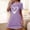 Purple, variant on Blmnix Cotton Nightgowns Moo Moos for Women Nightgown Sleepshirts Chemise Nightgowns Sleepshirts Crew Neck Short Sleeve Above-the-Knee Pink Ladies Nightgowns,L