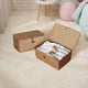 thumbnail image 3 of Cesta de almacenamiento de ratán tejido, caja de almacenamiento con tapa, hierba marina, cestas para la colada, organizador de maquillaje para baño, salón, cocina XXL, 3 of 7