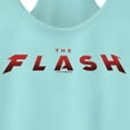 thumbnail image 2 of Junior's The Flash Movie Official Logo Racerback Tank Top Cancun X Large, 2 of 4