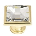 thumbnail image 6 of Alno C212 Solid Brass 1-1/4" Square Luxury Designer Glam Cabinet Knob - Nickel, 6 of 7