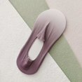 thumbnail image 2 of beishanbush Socks 1 Pairs Women's Gradient Ice Silk Socks Breathable Socks Non Slip Socks Low Socks Purple, 2 of 3